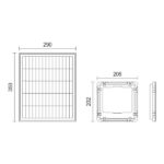 ΗΛΙΑΚΟΣ ΠΡΟΒΟΛΕΙΣ LED RGB + BLUETOOTH/MUSIC 100W - Image 2