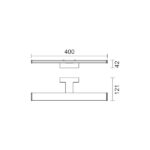 ΦΩΤΙΣΤΙΚΟ ΛΟΥΤΡΟΥ LED 8W 4000K - Image 2