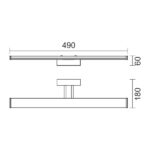 ΦΩΤΙΣΤΙΚΟ ΛΟΥΤΡΟΥ LED 14W 4000K - Image 2