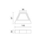 ΑΠΛΙΚΑ LED ΕΞΩΤΕΡΙΚΟΥ ΧΩΡΟΥ 5W 3000K - Image 2