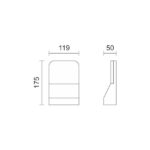 ΑΠΛΙΚΑ LED ΕΞΩΤΕΡΙΚΟΥ ΧΩΡΟΥ 7W 4000K - Image 2