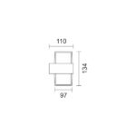 ΑΠΛΙΚΑ LED ΕΞΩΤΕΡΙΚΟΥ ΧΩΡΟΥ 2X5W 4000K - Image 2