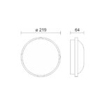 ΑΠΛΙΚΑ / ΠΛΑΦΟΝΙΕΡΑ LED 20W 4000K - Image 2