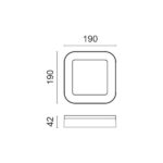 ΑΠΛΙΚΕΣ ΕΞΩΤΕΡΙΚΟΥ ΧΩΡΟΥ LED 15W 4000K - Image 2
