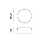 ΑΠΛΙΚΕΣ ΕΞΩΤΕΡΙΚΟΥ ΧΩΡΟΥ LED 12W 4000K - Image 2