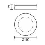 ΑΠΛΙΚΕΣ ΕΞΩΤΕΡΙΚΟΥ ΧΩΡΟΥ LED 15W 3000K - Image 2