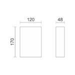 ΑΠΛΙΚΑ LED ΕΞΩΤΕΡΙΚΟΥ ΧΩΡΟΥ 7W 3000K - Image 2