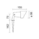 SPOT ΕΔΑΦΟΥΣ / ΚΗΠΟΥ GU10 10W - Image 2