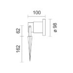 SPOT ΕΔΑΦΟΥΣ / ΚΗΠΟΥ GU10 10W - Image 2