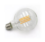 LED ΛΑΜΠΑ COG GLOBE Φ95 ΔΙΑΦΑΝΟ Ε27 12W 230V ΘΕΡΜΟ - 13-2711001200
