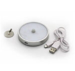 LED ΦΩΤ.ΝΤΟΥΛΑΠΑΣ MAΓΝ.ΜΕ ΑΝΙΧΝΕΥΤΗ ΕΠΑΝΑΦΟΡΤΙΖ.1W ΣΤΡΟΓΓΥΛ. ΑΣΗΜΙ - 4-100