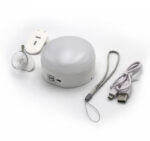 LED ΦΩΤ.ΝΤΟΥΛΑΠΑΣ/ΦΑΚΟΣ ΜΕ ΔΙΑΚΟΠΤΗ ΕΠΑΝΑΦΟΡΤ.3W ΣΤΡΟΓΓΥΛΟ ΛΕΥΚΟ - 4-102