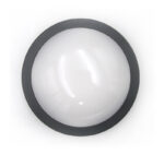 LED ΠΛΑΦΟΝΙΕΡΑ PC ΣΤΡΟΓΓΥΛΗ Φ230mm 18W 4000K IP65 ΓΚΡΙ - 21-230186 - Image 2