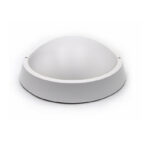 LED ΠΛΑΦΟΝΙΕΡΑ PC ΣΤΡΟΓΓΥΛΗ Φ270mm 24W 4000K IP65 ΛΕΥΚΗ - 21-270240 - Image 2