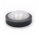 LED ΠΛΑΦΟΝΙΕΡΑ PC ΣΤΡΟΓΓΥΛΗ Φ170mm 8W 3000Κ IP65 ΓΚΡΙ - 3-917086 - Image 2