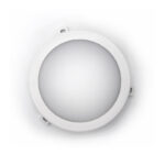 LED ΧΕΛΩΝΑ PC ΣΤΡΟΓΓΥΛΗ Φ172mm 6W 4000K IP54 ΛΕΥΚΗ - 21-10601 - Image 2