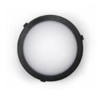 LED ΧΕΛΩΝΑ PC ΣΤΡΟΓΓΥΛΗ Φ210mm 12W 4000K IP54 ΜΑΥΡΗ - 21-101211 - Image 2