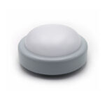 LED ΠΛΑΦΟΝΙΕΡΑ PC ΣΤΡΟΓΓΥΛΗ Φ197mm 18W 4000K IP44 ΓΚΡΙ - 21-0051861 - Image 2