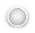 LED ΧΕΛΩΝΑ PC ΣΤΡΟΓΓΥΛΗ Φ172mm 10W 4000K IP64 ΛΕΥΚΗ - 21-1721010 - Image 2