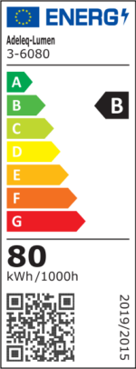 LED ΦΩΤΙΣΤΙΚΟ ΔΡΟΜΟΥ SMD 80W 4000K IP66 ΓΚΡΙ - 3-6080 - Image 2