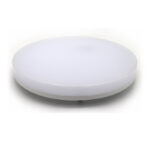 LED ΠΛΑΦΟΝ.PC ΣΤΡΟΓΓΥΛΗ ΜΕ ΑΝΙΧΝΕΥΤ.ΜΙΚΡΟΚΥΜ.24W 4000K IP54 ΛΕΥΚH - 21-33024710 - Image 2