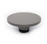 LED ΑΠΛΙΚΑ PC ΕΜΜΕΣΟΥ ΦΩΤΙΣΜΟΥ ΣΤΡΟΓΓΥΛ.Φ165mm 8W 3000Κ IP65 ΓΚΡΙ - 9-8986 - Image 2
