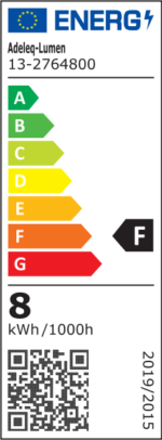 LED ΛΑΜΠΑ COG ΑΒΟΚΑΝΤΟ ST64 Ε27 8W ΜΕΛΙ 2200K - 13-2764800 - Image 2
