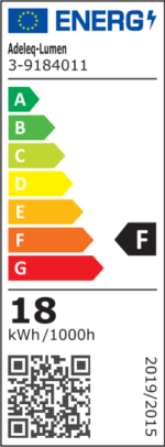 LED ΦΩΤ.ΚΟΥΖΙΝΑΣ/ΛΟΥΤΡΟΥ PC ΜΕ ΔΙΑΚΟΠΤΗ 60cm 18W ΙΡ40 4000K ΛΕΥΚΟ - 3-9184011 - Image 2