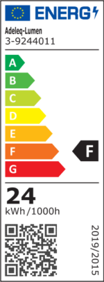 LED ΦΩΤ.ΚΟΥΖΙΝΑΣ/ΛΟΥΤΡΟΥ PC ΜΕ ΔΙΑΚΟΠΤΗ 90cm 24W ΙΡ40 4000K ΛΕΥΚΟ - 3-9244011 - Image 2