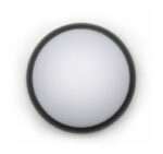 LED ΠΛΑΦΟΝΙΕΡΑ PC ΣΤΡΟΓΓΥΛΗ Φ213mm 9W 4000K IP65 ΓΡΑΦΙΤΗΣ - 21-00911 - Image 2