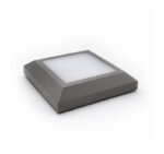 LED ΦΩΤΙΣΤΙΚΟ PC ΕΠΙΤΟIXO ΤΕΤΡΑΓΩΝ0 D125mm 4W 3000K IP65 ΓΚΡΙ - 3-9706 - Image 2