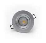 LED ΣΠΟΤ ΨΕΥΔΟΡΟΦΗΣ ΚΙΝΗΤΟ ΣΤΡΟΓΓΥΛΟ 5W 3000K 38° ΑΣΗΜΙ - 21-051600 - Image 3