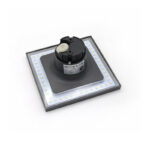 LED ΑΠΛΙΚΑ PC ΕΜΜΕΣΟΥ ΦΩΤΙΣΜΟΥ ΤΕΤΡΑΓΩΝΗ 8W 3000Κ IP65 ΓΡΑΦΙΤΗΣ - 9-89081 - Image 3