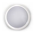 LED ΠΛΑΦΟΝΙΕΡΑ PC ΣΤΡΟΓΓΥΛΗ Φ260mm 15W 4000K IP65 ΛΕΥΚΗ - 21-01510 - Image 3