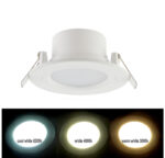 LED ΦΩΤΙΣΤΙΚΟ ΨΕΥΔΟΡΟΦΗΣ ΣΤΡΟΓΓΥΛΟ IP54 6W 3000K 120° ΛΕΥΚΟ - 21-61000 - Image 4