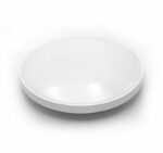 LED ΠΛΑΦΟΝΙΕΡΑ PC ΣΤΡΟΓΓΥΛΗ Φ:270mm 18W 4000K IP44 ΛΕΥΚΗ - 21-2701810 - Image 2