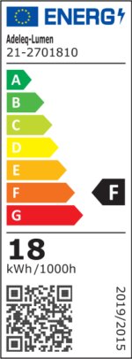 LED ΠΛΑΦΟΝΙΕΡΑ PC ΣΤΡΟΓΓΥΛΗ Φ:270mm 18W 4000K IP44 ΛΕΥΚΗ - 21-2701810 - Image 4