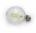 LED ΛΑΜΠΑ COG GLOBE Φ95 ΔΙΑΦΑΝΟ Ε27 12W 230V ΛΕΥΚΟ - 13-271100121