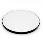 LED ΠΛΑΦΟΝΙΕΡΑ PC ΣΤΡΟΓΓΥΛΗ Φ:370mm 24W 4000K IP44 ΜΑΥΡΗ - 21-3702411