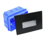 LED ΦΩΤ.ΑΛΟΥΜ.ΧΩΝΕΥΤ.ΕΜΜΕΣΟΥ ΦΩΤΙΣΜΟΥ 4W CCT ΑΜΜΟΒΟΛΗ ΓΥΑΛΙ ΜΑΥΡΟ - 3-91051