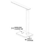 LED ΦΩΤΙΣΤΙΚΟ ΓΡΑΦΕΙΟΥ 6W 230V/5VDC CCT ΜΑΥΡΟ - 0-311 - Image 2