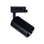 ΣΠΟΤ ΑΛΟΥΜΙΝΙΟΥ ΡΑΓΑΣ 2 ΓΡΑΜΜΩΝ GU10 ΜΟΝΟ ΜΑΥΡΟ - 23-401