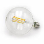 LED ΛΑΜΠΑ COG GLOBE Φ125 ΔΙΑΦΑΝΟ Ε27 18W 230V ΛΕΥΚΟ - 13-27125181