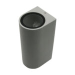 ΣΠΟΤ ΑΛΟΥΜΙΝΙΟΥ ΕΠΙΤΟΙΧΟ ΟΒΑΛ ΔΙΠΛΗΣ ΚΑΤΕΥΘΥΝΣΗΣ 2XGU10 ΓΚΡΙ - 3-7926