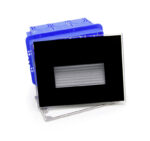 LED ΦΩΤ.ΑΛΟΥΜΙΝ.ΧΩΝΕΥΤΟ ΕΜΜΕΣΟΥ ΦΩΤΙΣΜΟΥ 4W CCT ΛΕΙΟ ΓΥΑΛΙ ΜΑΥΡΟ - 3-910511