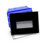 LED ΦΩΤ.ΑΛΟΥΜΙΝ.ΧΩΝΕΥΤΟ ΕΜΜΕΣΟΥ ΦΩΤΙΣΜΟΥ 4W CCT ΛΕΙΟ ΓΥΑΛΙ ΜΑΥΡΟ - 3-910511