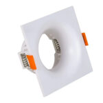 ΣΠΟΤ GU10 ΑΛΟΥΜΙΝΙΟΥ ΤΕΤΡΑΓΩΝΟ ΚΟΙΛΟ ΣΤΑΘΕΡΟ ΛΕΥΚΟ - 21-460