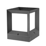 ΦΩΤΙΣΤΙΚΟ ΑΛΟΥΜΙΝΙΟΥ ΤΕΤΡΑΓΩΝΟ D22x22cm h:27cm Ε27 ΓΡΑΦΙΤΗΣ - 9-7321