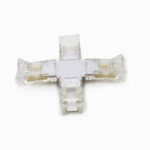 ΜΟΥΦΑ ΣΤΑΥΡΟΣ ΓΙΑ ΤΑΙΝΙA LED COB ΜΟΝΟΧΡΩΜΗ 8mm - 30-56