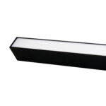 ΦΩΤΙΣΤΙΚΟ LED ΑΛΟΥΜΙΝΙΟΥ ΓΡΑΜΜΙΚΟ ΣΤΕΝΟ 50W 230V 3000K 150cm ΜΑΥΡΟ - 21-150050001
